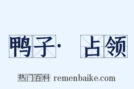 鸭子·占领是什么意思的图片